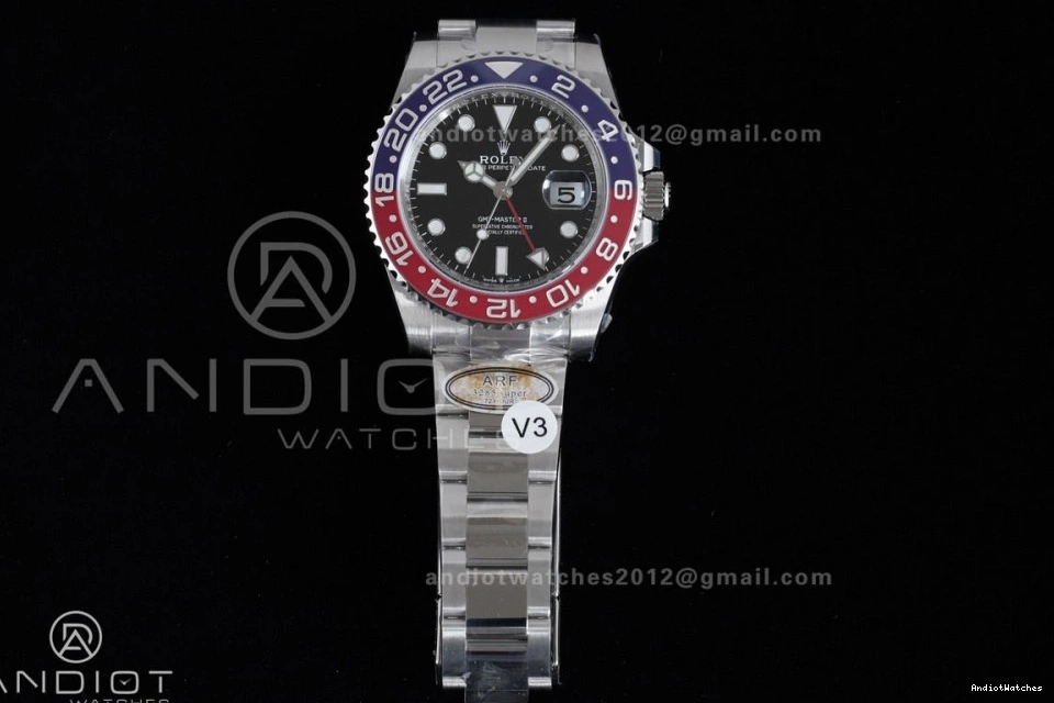Pepsi BLRO SS Bracelet SH3285 ARF Bezel GMT 858 (UV II 1:1 904L Master New ) Best Edition Oyster On 126710 V OdorResistant 0913
